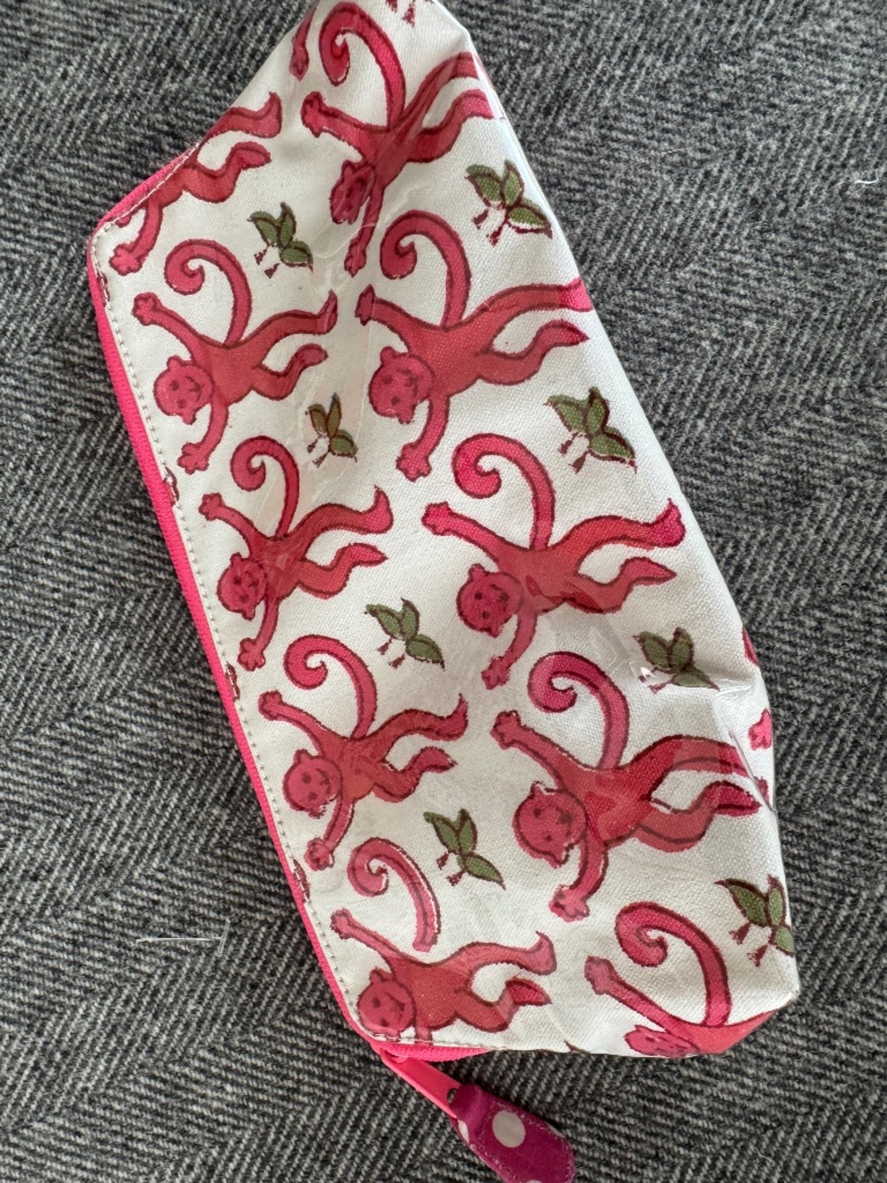 NWOT, ROBERTA ROLLER RABBIT, MAKEUP BAG - Picture 8 of 14